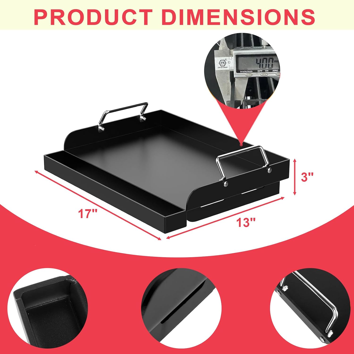 Detalle de Universal Griddle Insert, 17 x 13 in
