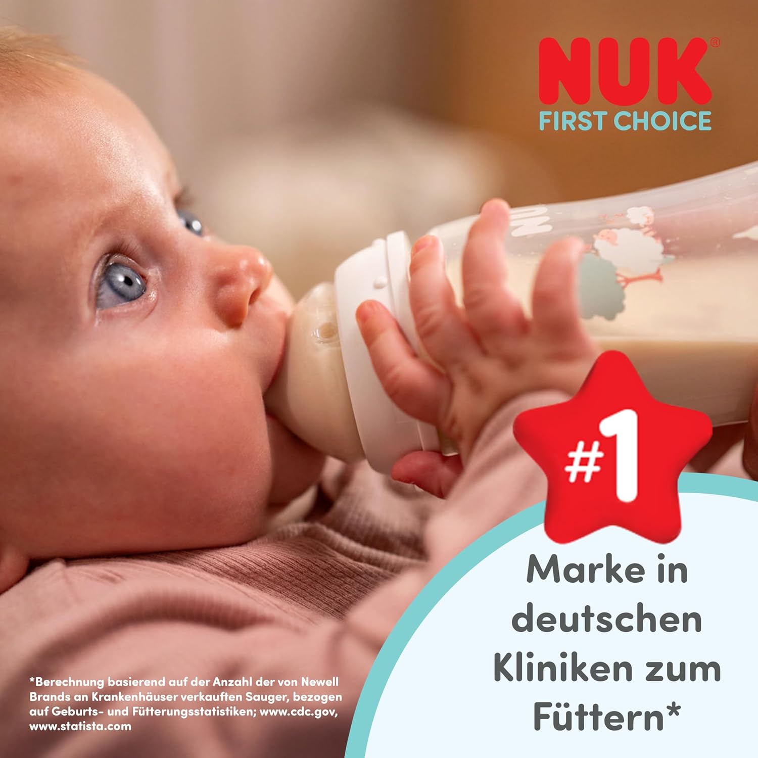 Detalle 2 de NUK First Choice Babyflaschen 300 ml
