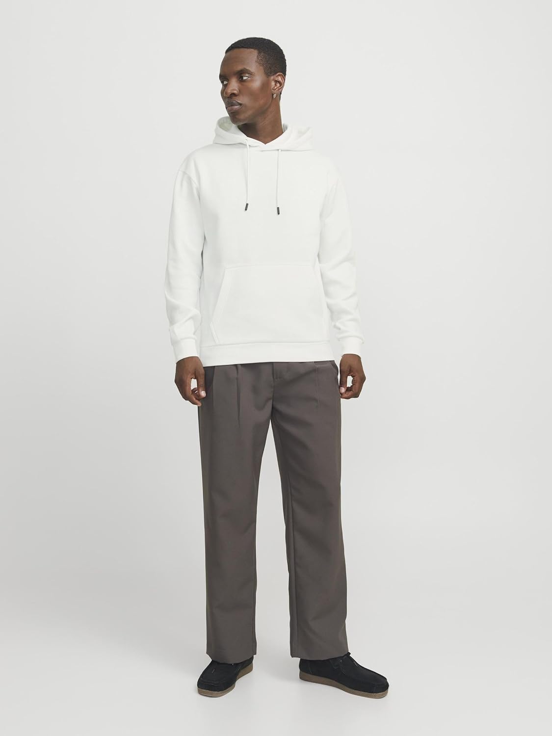 Thumbnail 3 de JACK & JONES Felpa con Cappuccio Basic JJEBRADLEY Uomo, Bianco XXL