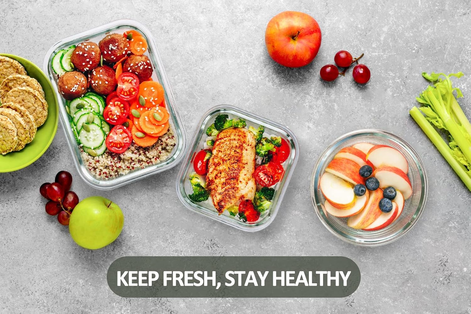 Thumbnail 5 de M MCIRCO 24-Piece Glass Food Storage Containers 🍱