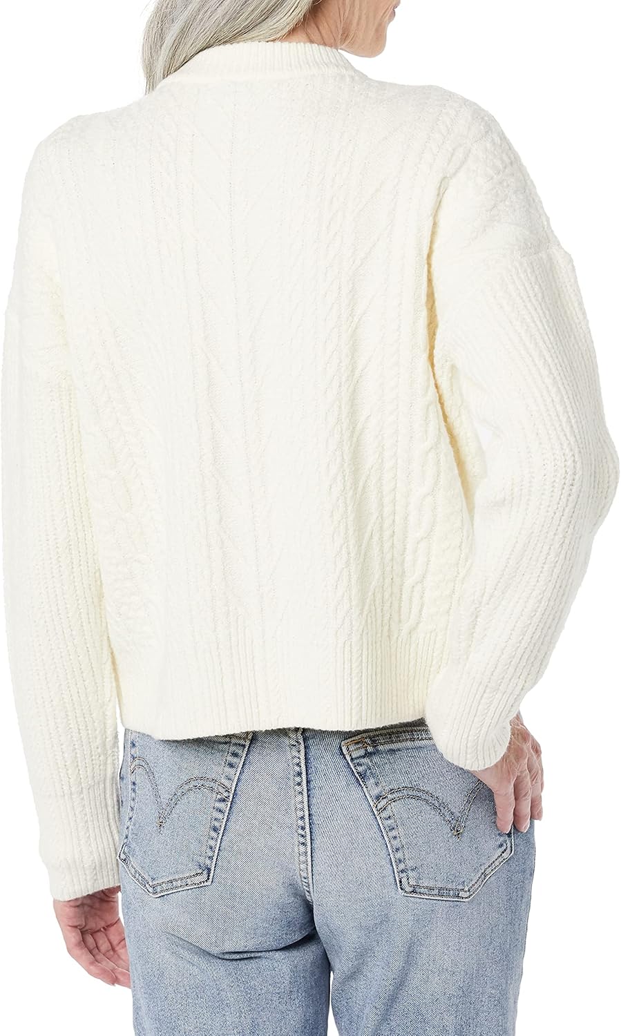 Thumbnail 1 de Amazon Essentials Women’s Soft-Touch Modern Cable Crewneck Sweater (Plus Size available)