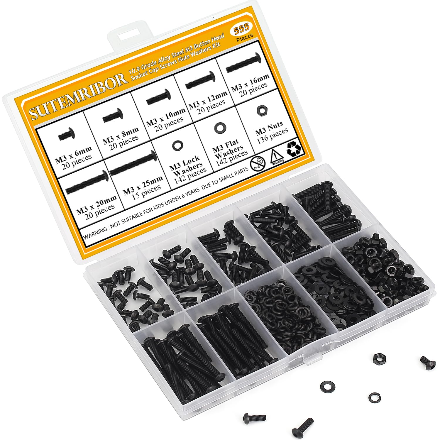 Thumbnail 6 de Sutemribor M3 Screw Assortment Kit