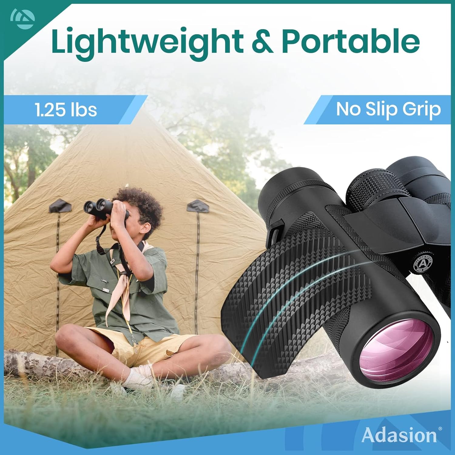 Thumbnail 6 de Adasion 12x42 HD Binoculars: Long-Range, Light & Weather-Ready with Phone Adapter