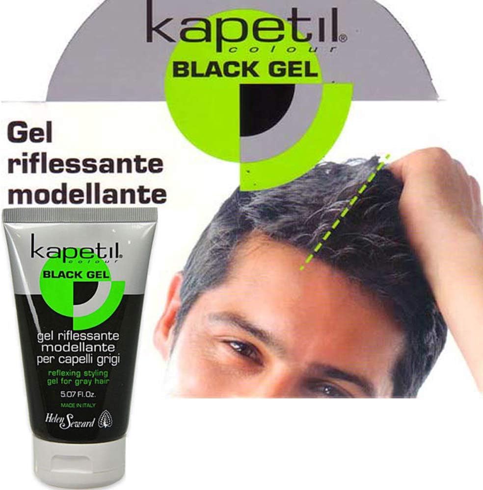 Detalle de HELEN SEWARD Gel Noir Coiffant pour Cheveux Gris – 150 ml