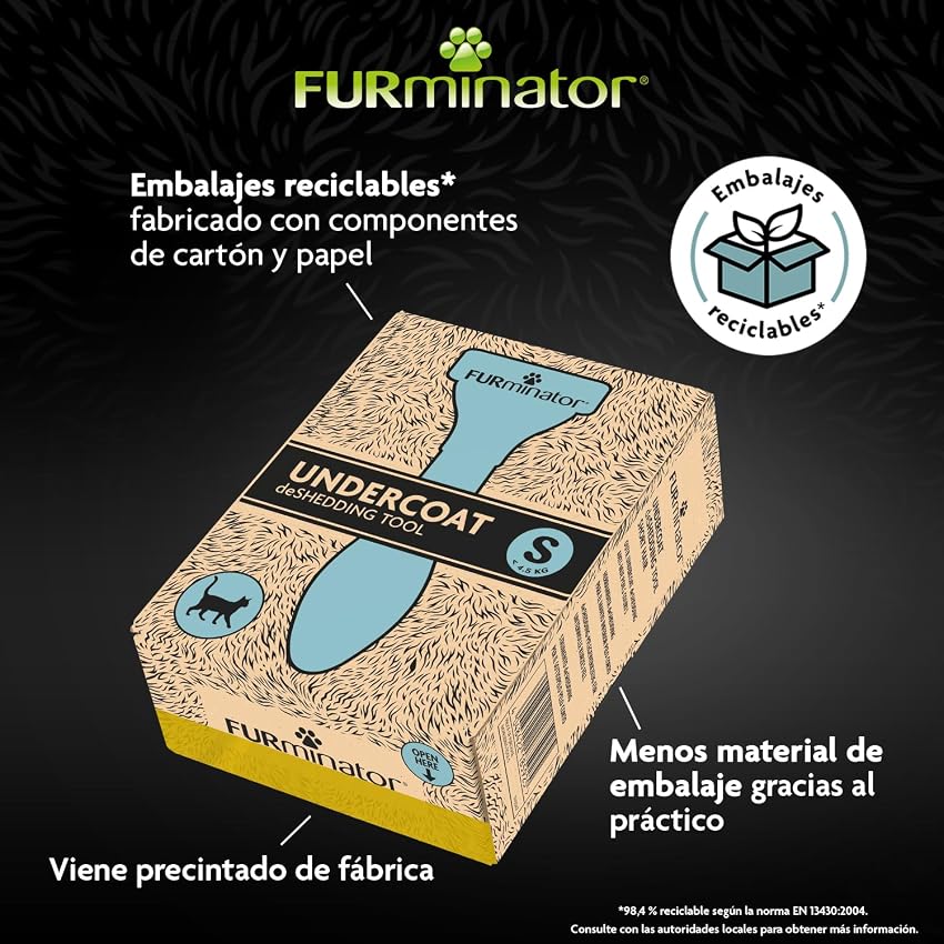 Thumbnail 4 de FURminator deShedding Tool S para gatos pequeños 🐱