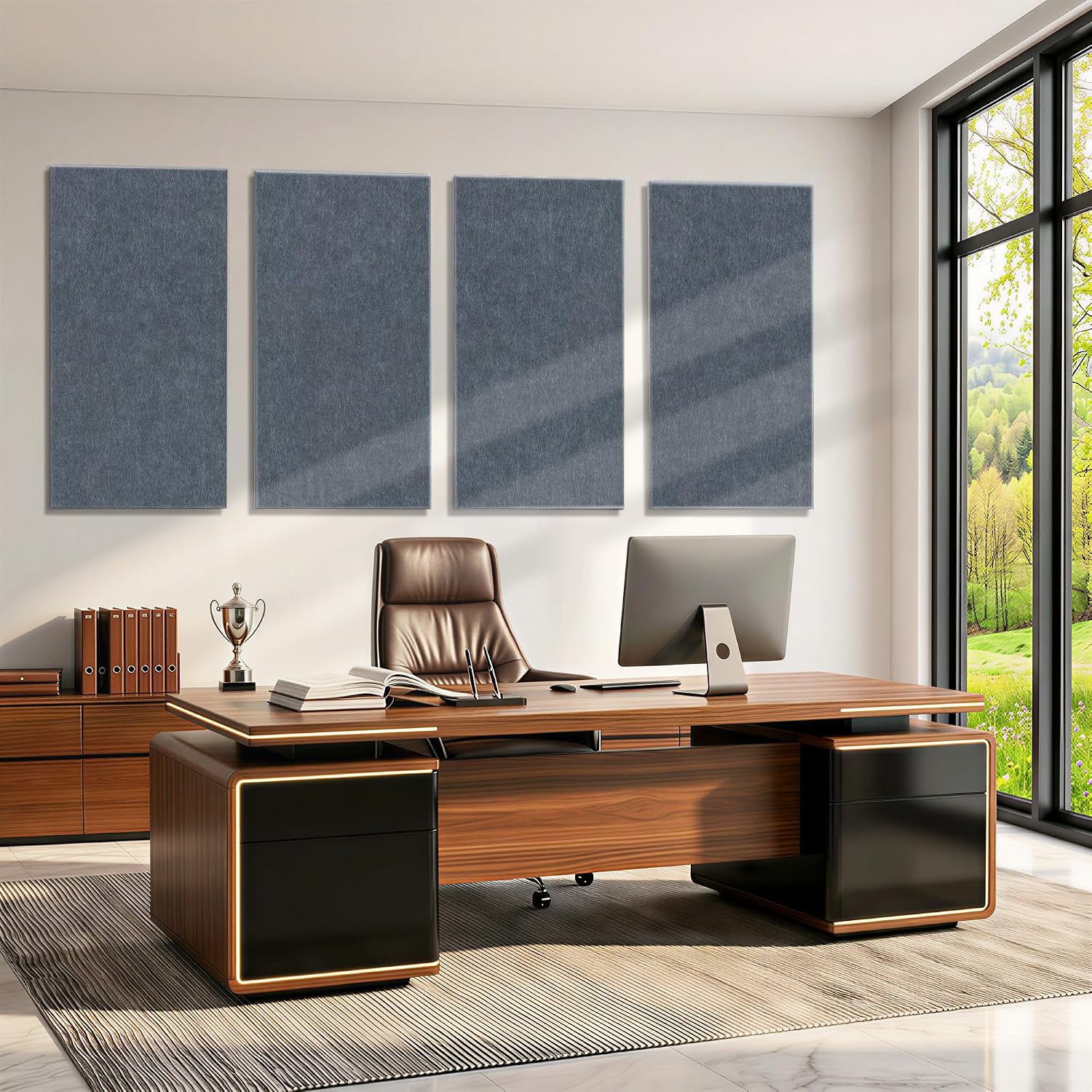 Detalle 2 de Millcalm Acoustic Wall Panels, 4-Pack