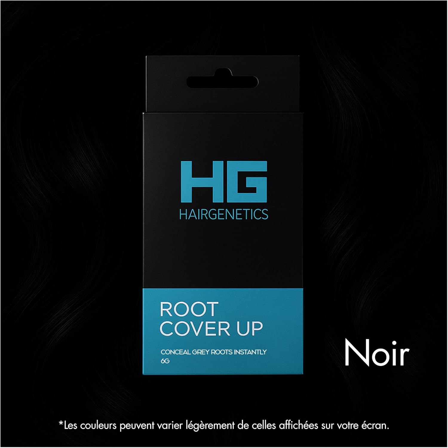 Thumbnail 1 de Hair Genetics Retouche-Racines – Noir: Retouche rapide pour cacher les cheveux gris