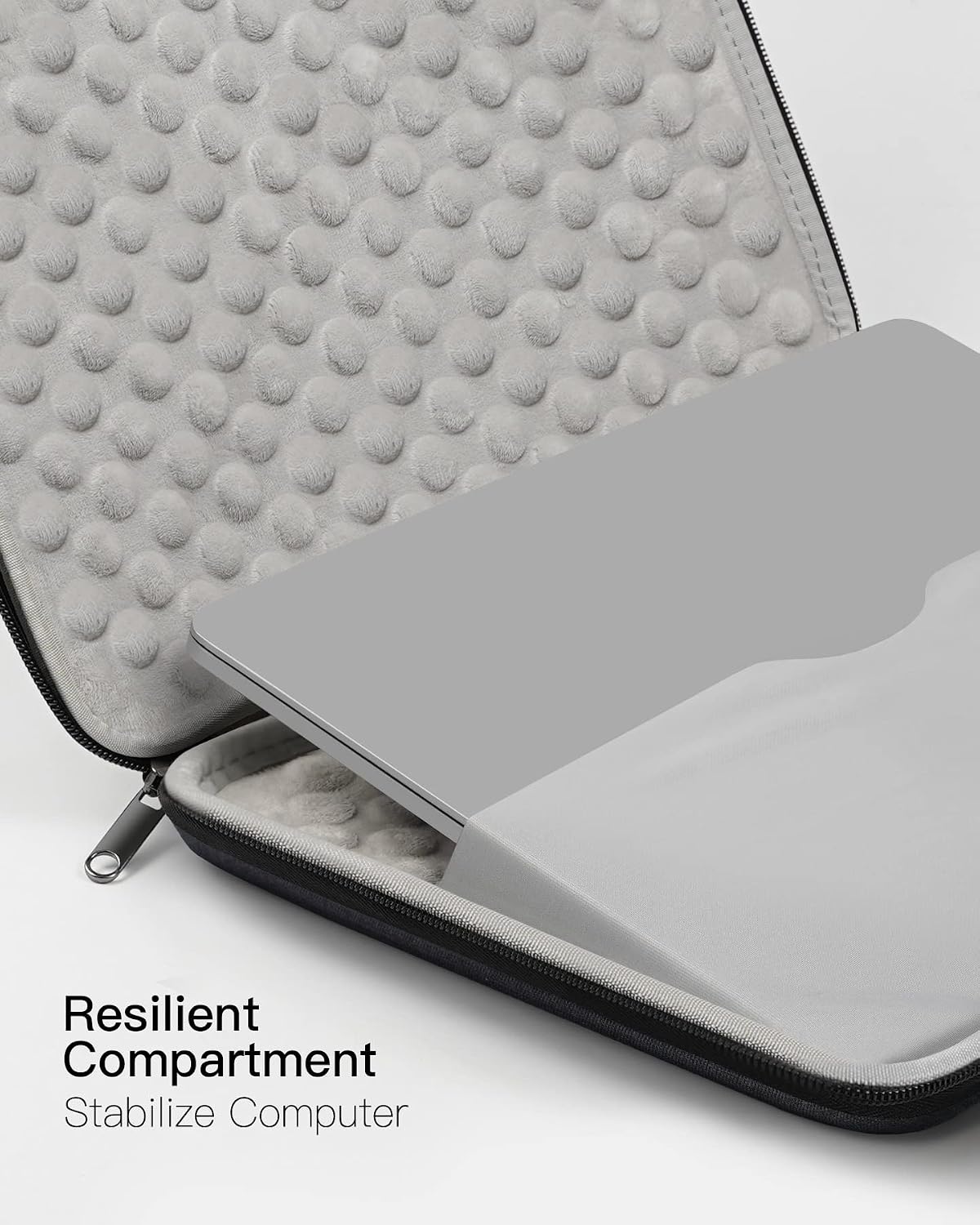 Thumbnail 3 de Inateck 13.3 inch Shockproof EVA Laptop Sleeve with Accessory Bag (Compatible with 14" MacBook Pro/Max 2021–2026, 13" MacBook Air/Pro 2012–2017)