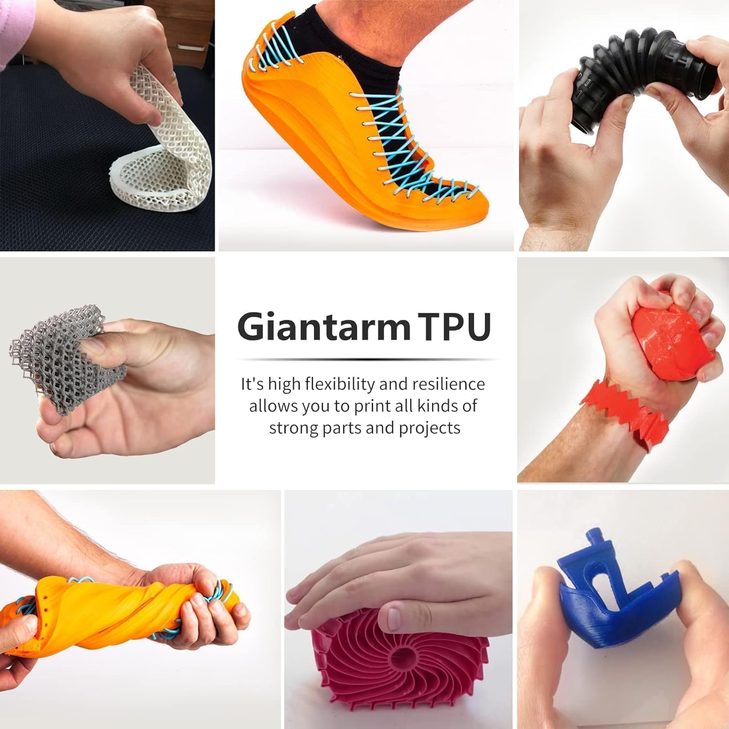 Thumbnail 5 de GIANTARM TPU Filament 1,75 mm 1 kg 🖨