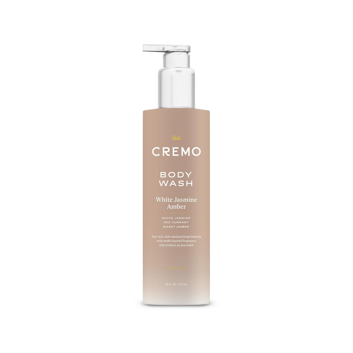 Detalle de Cremo CMO03754 Women's Body Wash, White Jasmine Amber, 16 fl oz