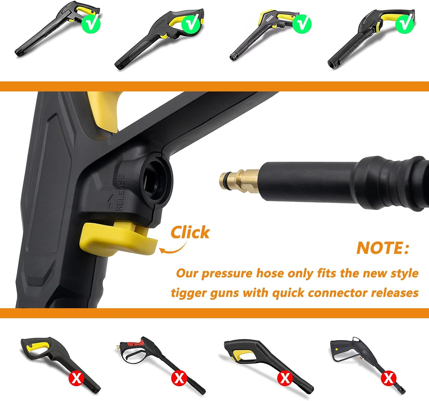 Thumbnail 4 de Fai Top 6M Replacement Pressure Washer Hose for Karcher K Series K2-K7 6M