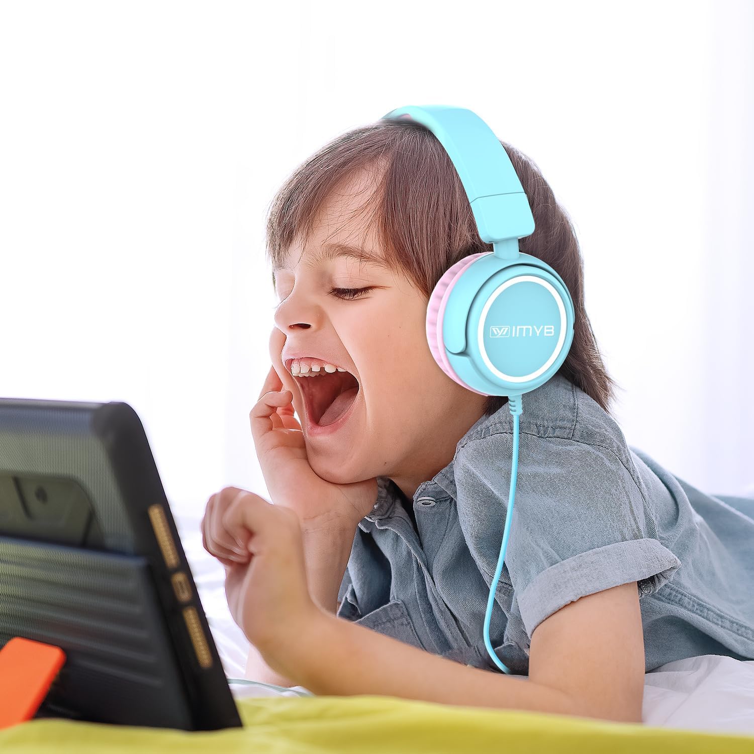 Thumbnail 1 de IMYB Kids Headphones V1 Foldable Wired (On-Ear) – safe-volume design for kids