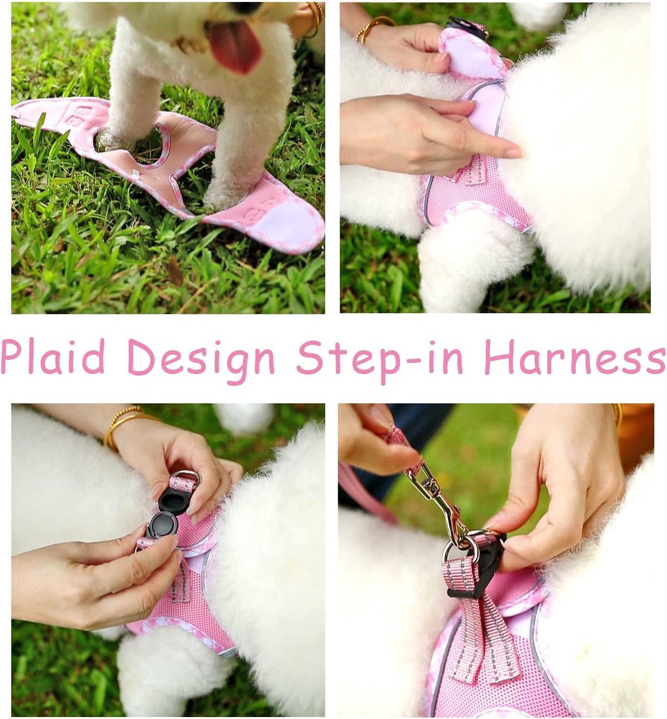 Thumbnail 5 de Hipubby Dog Harness and Leash Set, Size S