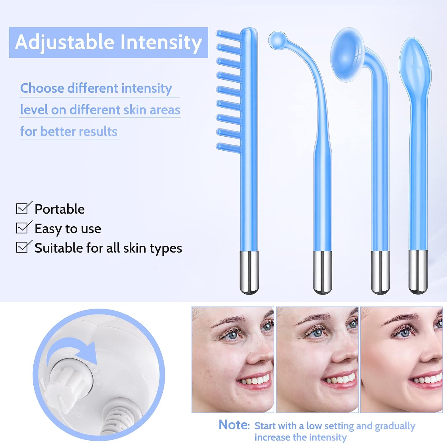 Thumbnail 5 de Yofuly Máquina Alta Frecuencia facial portátil