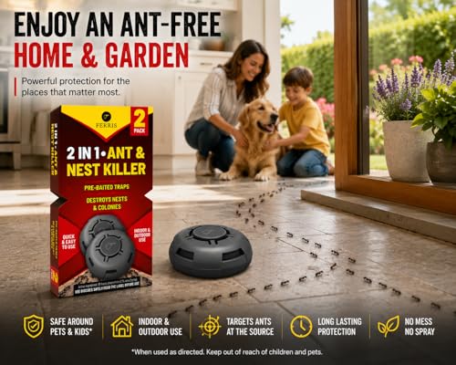 Thumbnail 6 de FERRIS Ant Killer Bait Station (2-pack): Indoor Ant Control That Targets Colonies