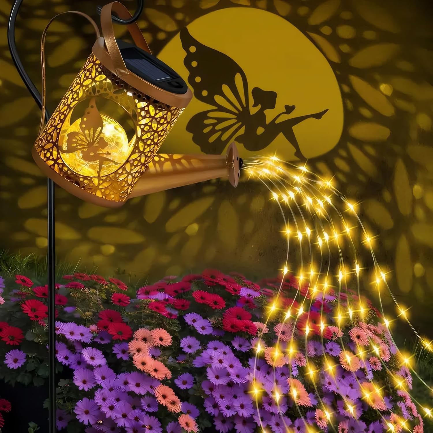 Detalle de BomKra Solar Watering Can Lights LED