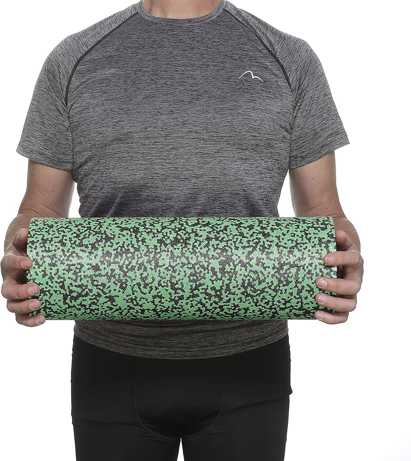Thumbnail 2 de BODYMATE Rouleau en mousse Standard moyennement dur lisse 45 x 15 cm avec e-book PDF gratuit