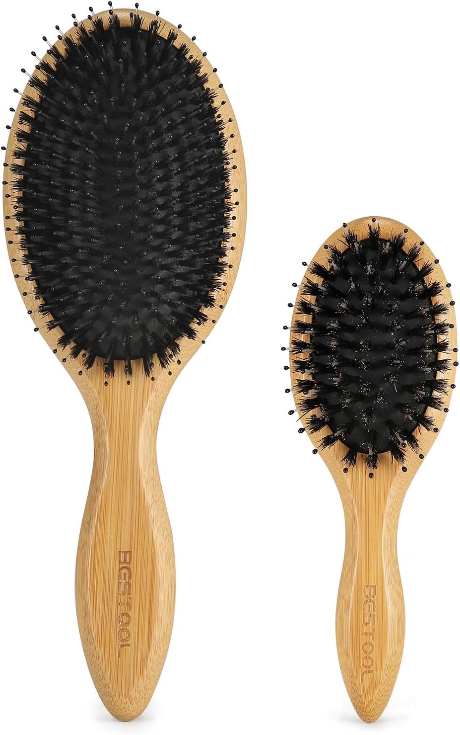 Detalle de BESTOOL Ensemble brosses poils de sanglier 🪮