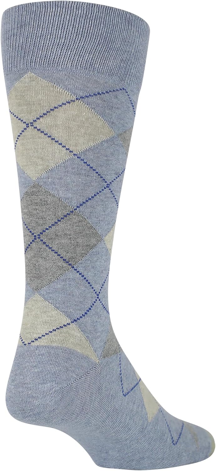 Detalle 2 de GOLDTOE Men's Argyle Dress Socks, 3-Pair Pack