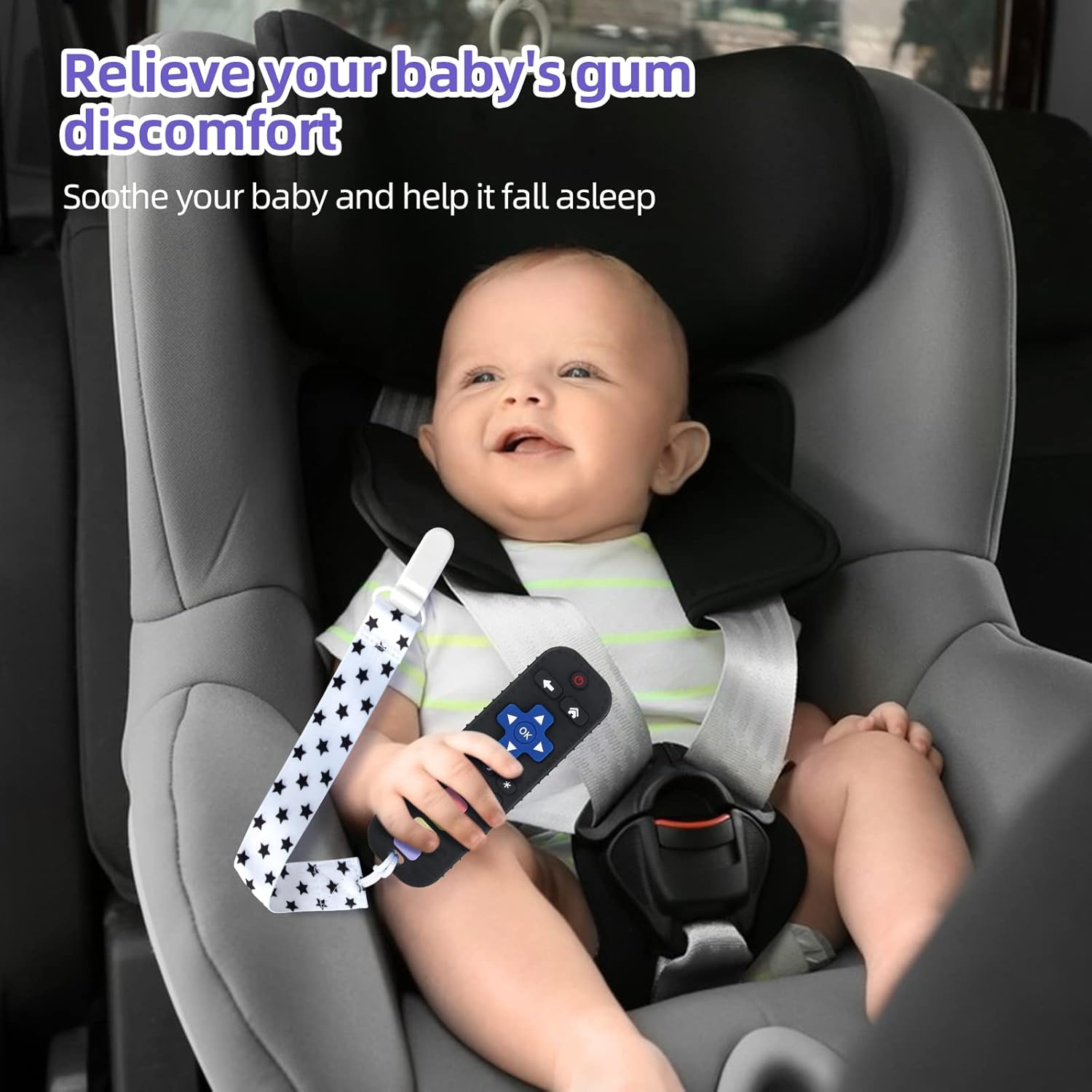 Thumbnail 5 de Chuya Baby Teether Toy TV Remote Shape for 3–24 Months