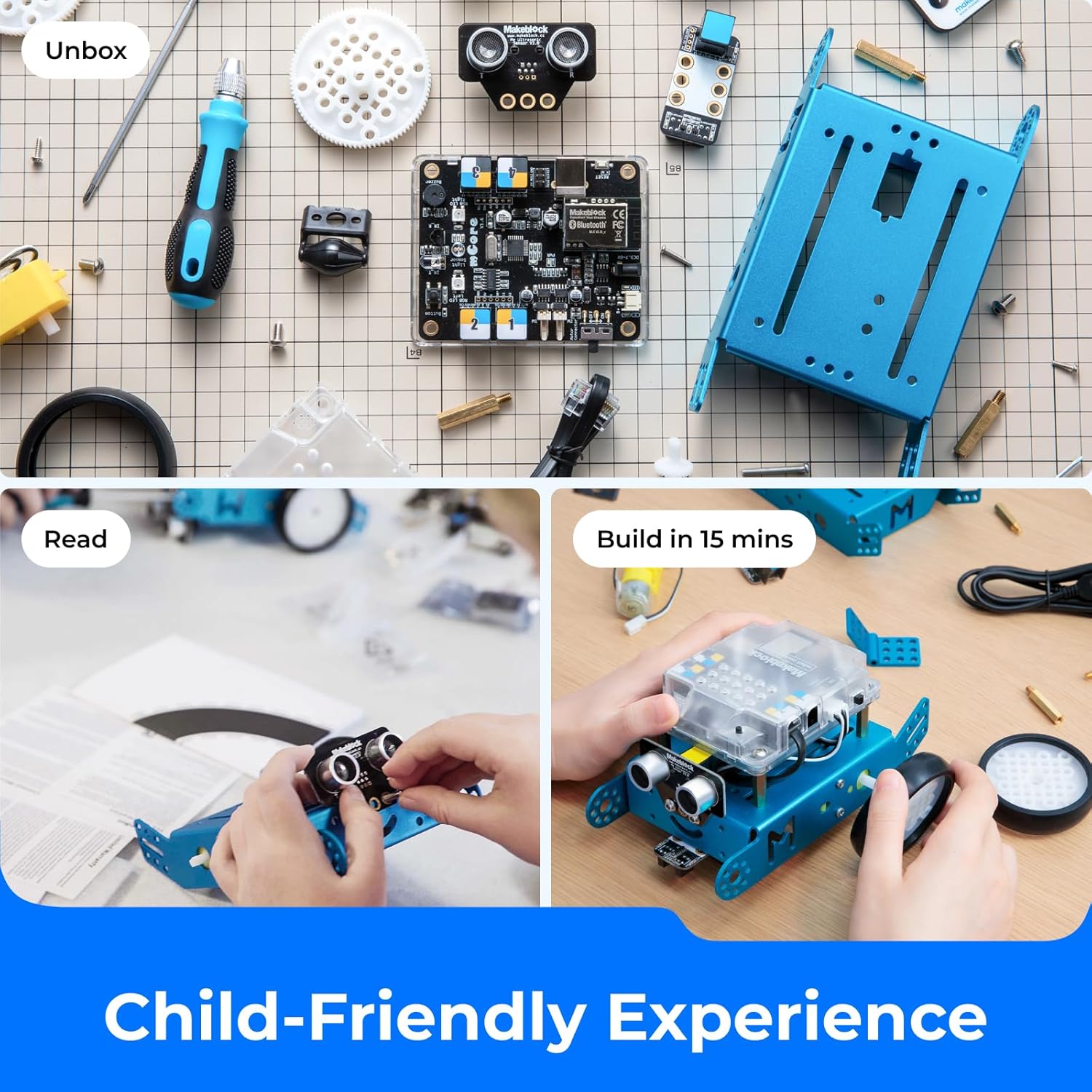 Thumbnail 3 de Makeblock mBot Coding Robot for Kids (8-12): Scratch & Arduino Compatible Educational Robot Kit