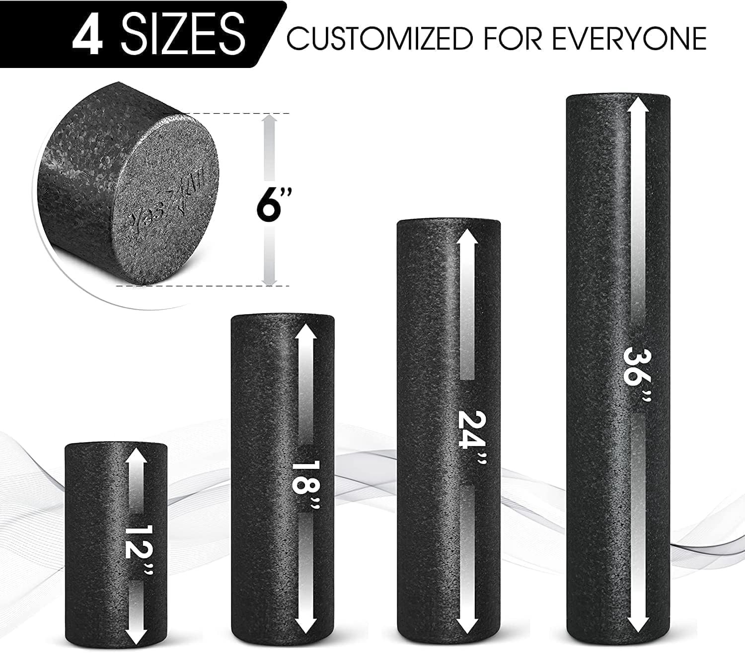 Thumbnail 1 de Yes4All EPP foam roller 90 cm