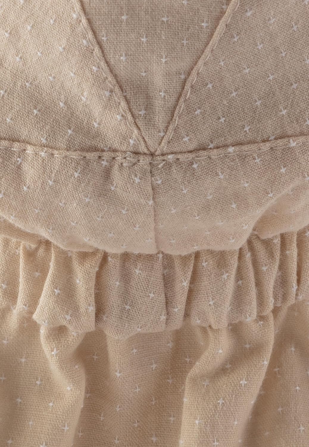 Detalle de Sterntaler Mädchen Sonnenhut Schirmmütze mit Nackenschutz und Pünktchen-Design