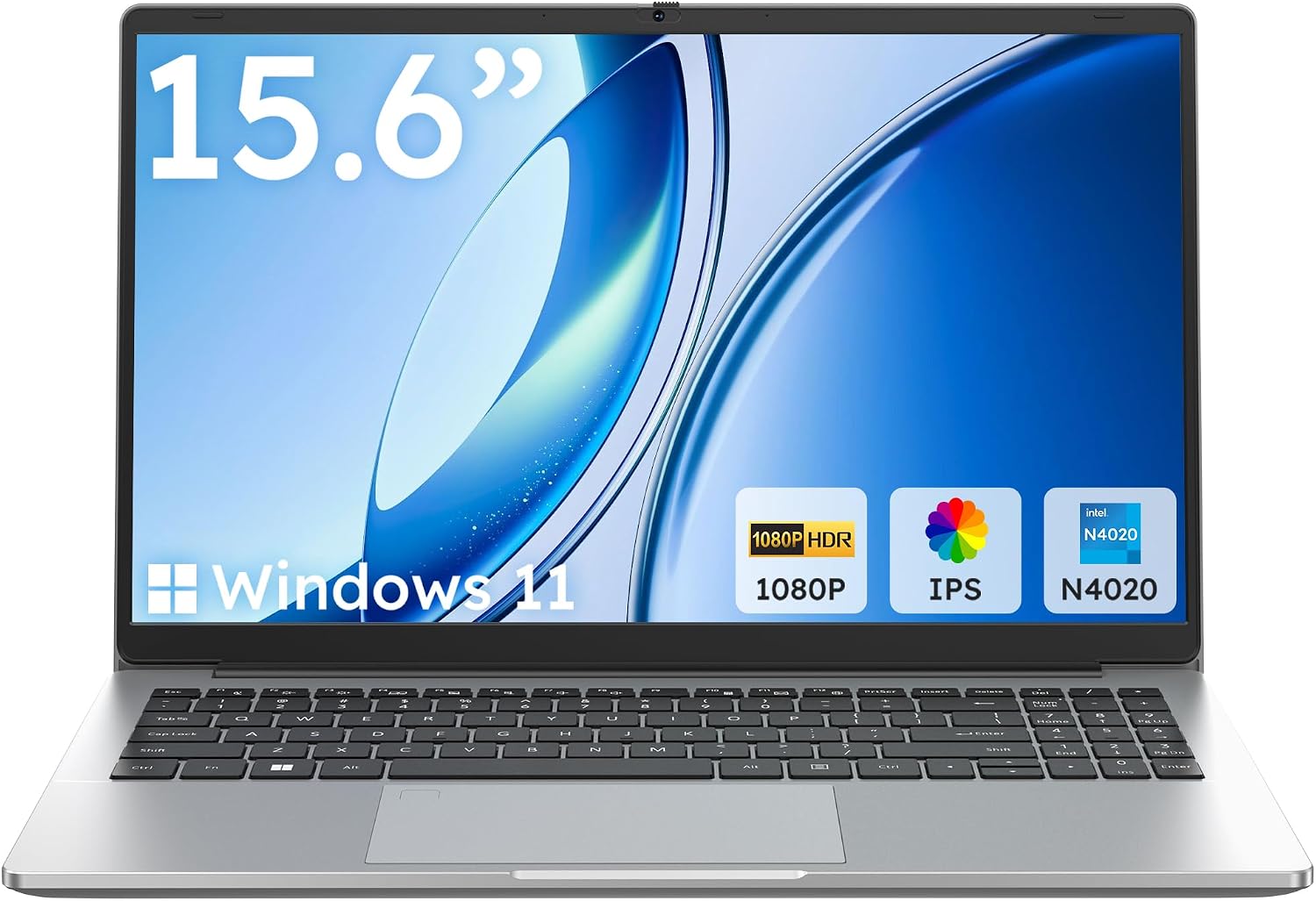 Detalle de Amzboy NB15 15.6-Inch Windows 11 Laptop, FHD Display, 4GB RAM, 128GB eMMC