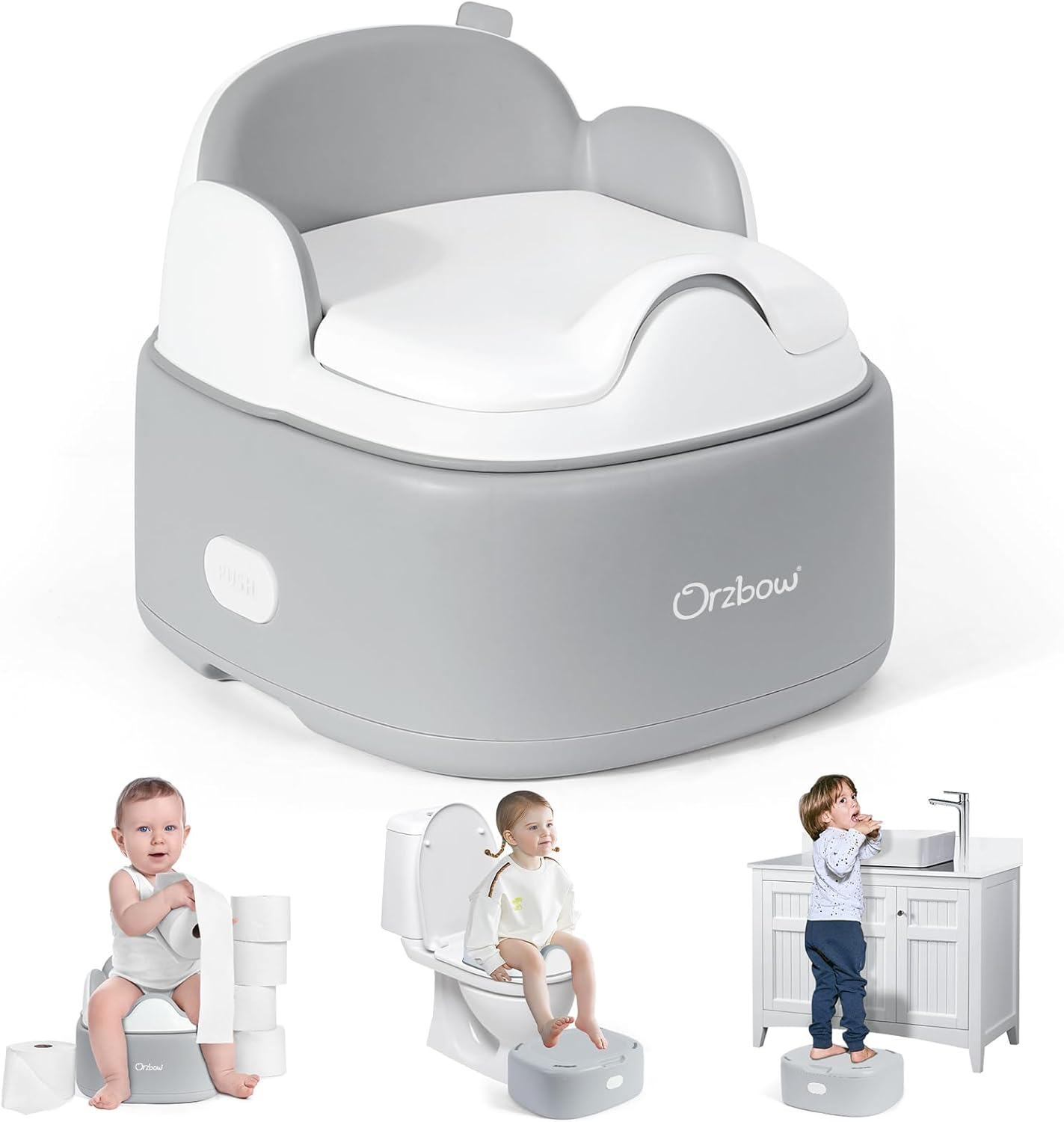 Orzbow Orinal 3 en 1 para niños 11 cm