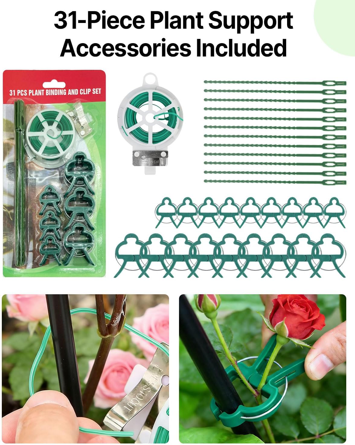Detalle 2 de Suteck Metal Garden Trellis 87-Inch