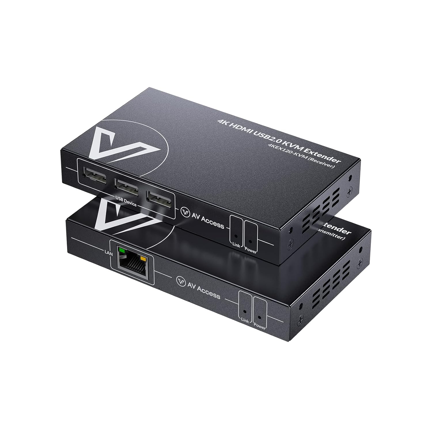 AV Access Extender HDMI KVM 4K con controllo USB over Cat5e/6 fino a 120 m e supporto 1080P@120Hz
