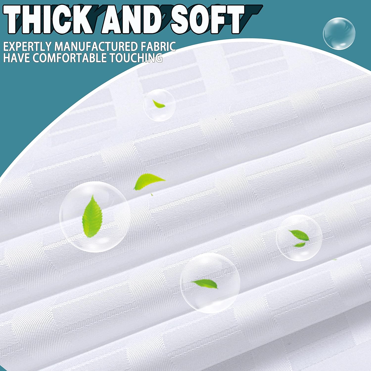 Detalle de Conbo fabric shower curtain, 71" W x 74" H