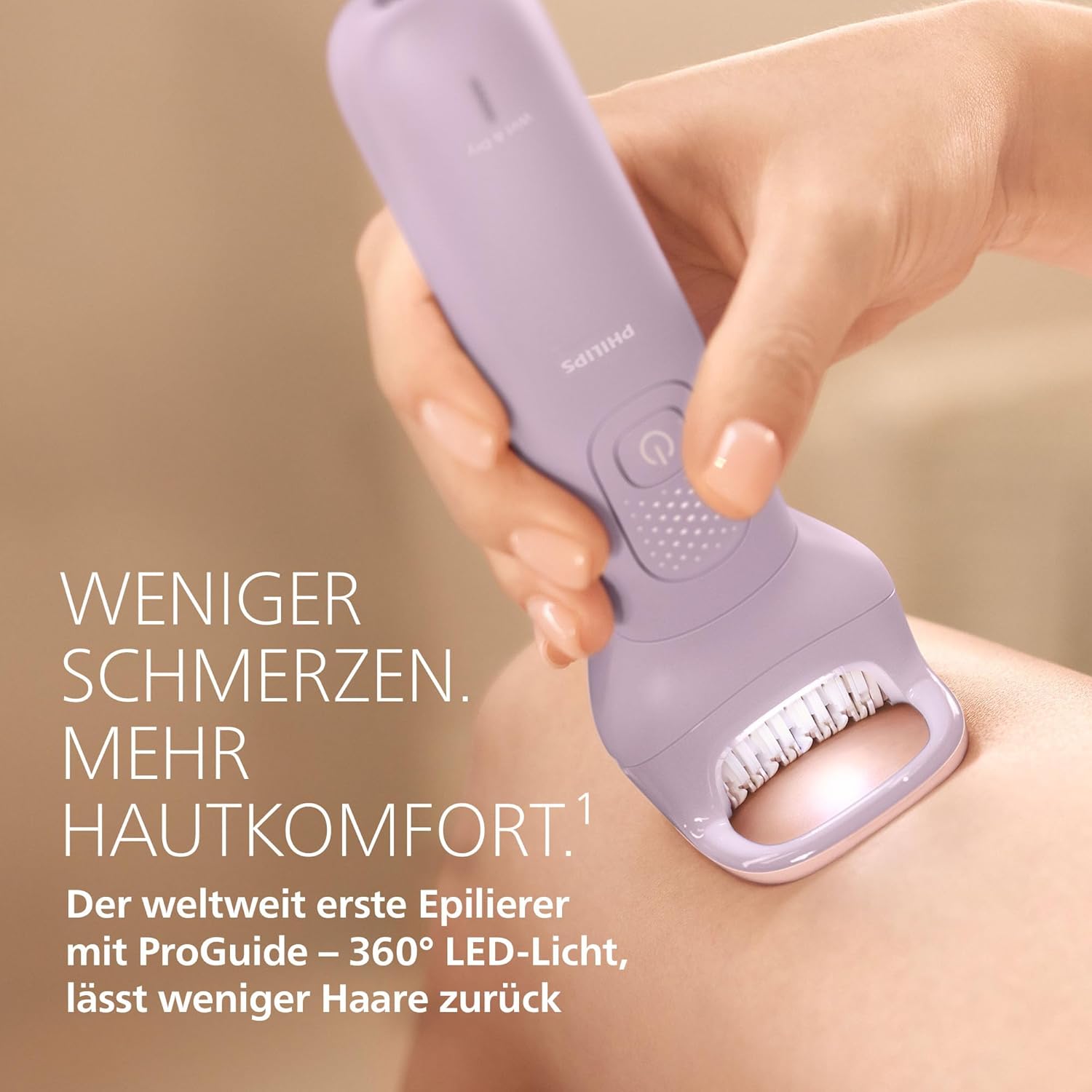 Thumbnail 2 de Philips Epilierer Series 9000 BRE729/00 – kabelloser Epilierer für Nass- und Trockenanwendung (mit ProGuide)