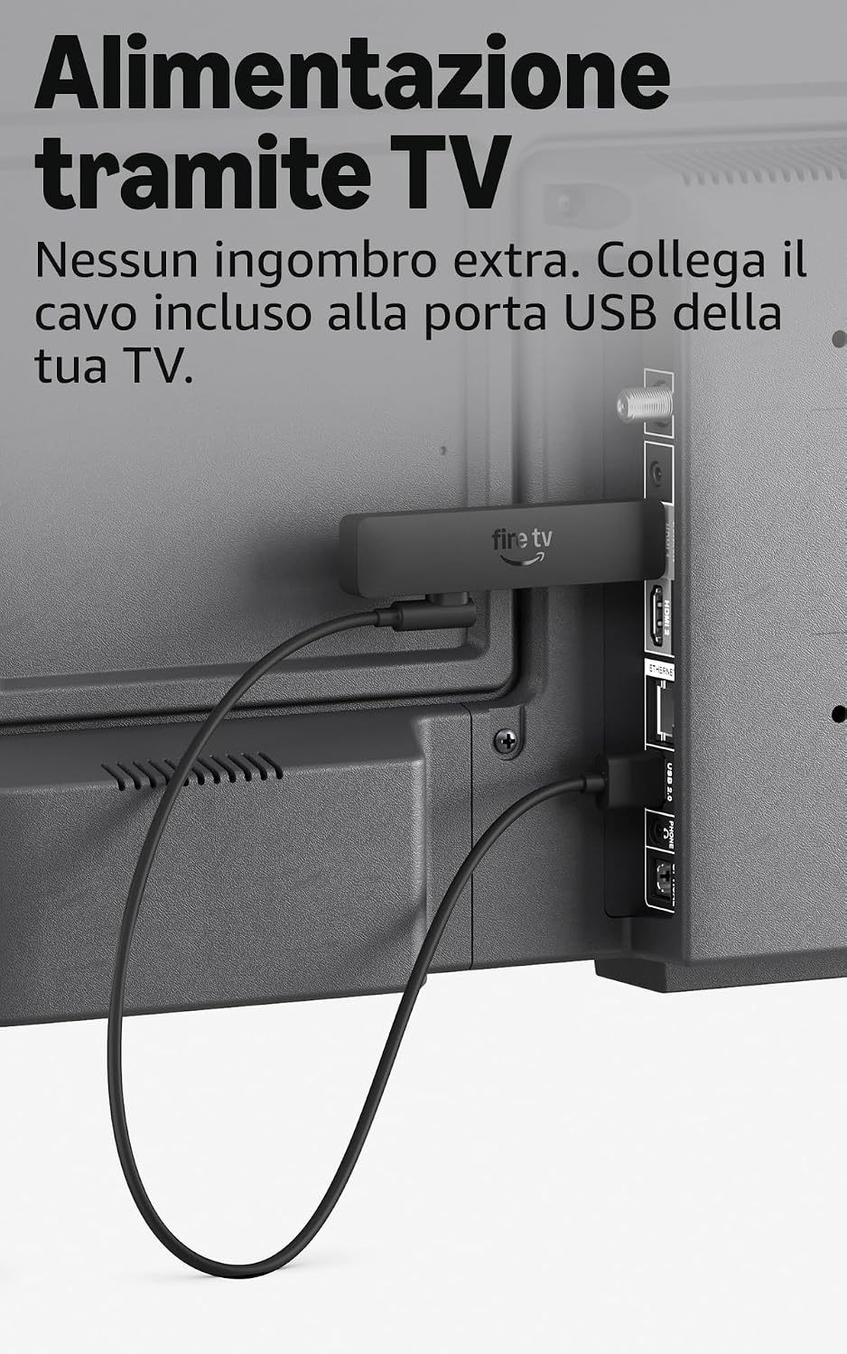 Detalle de Amazon Fire TV Stick HD (ultimo modello) con Alexa Voice Remote — lo streaming in Full HD ovunque