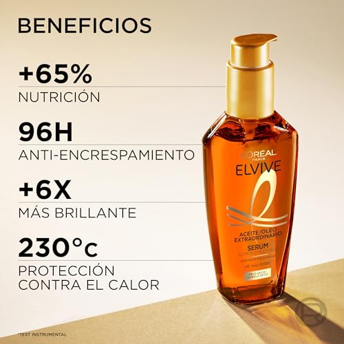 Detalle 1 de L'Oréal Paris Elvive Aceite 100 ml para pelo seco