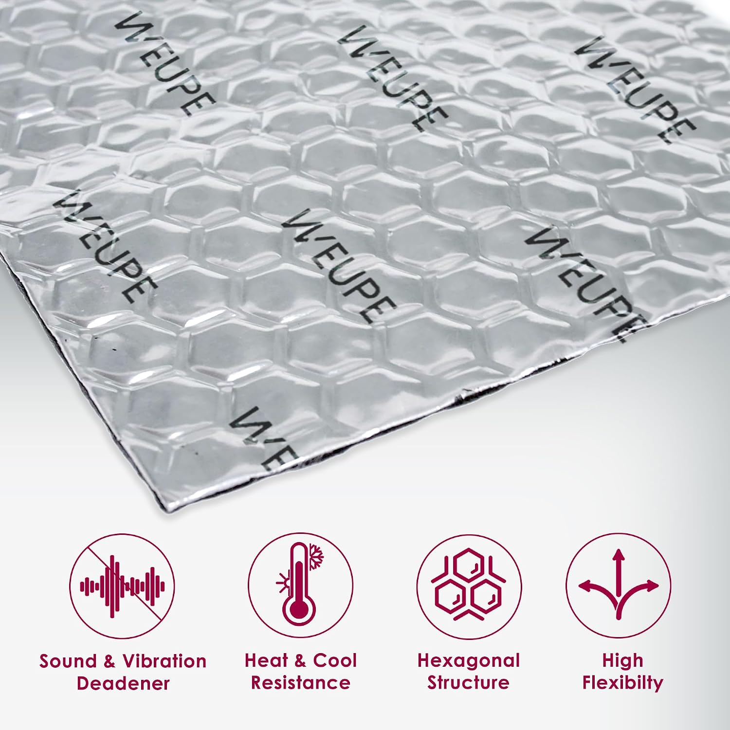 Detalle 2 de WEUPE Car Sound Deadening Mat, 50 mil