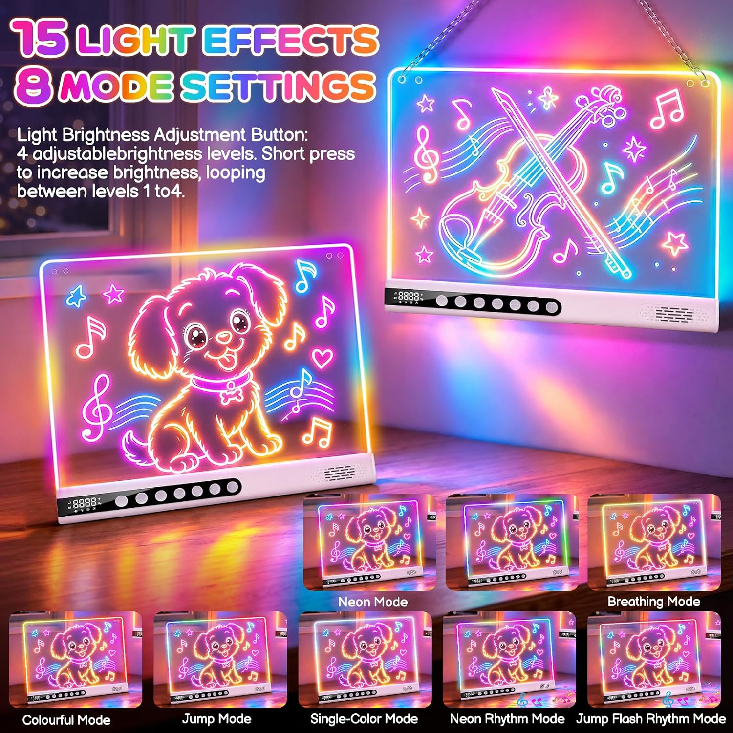 Detalle 2 de Lumiboard LED Drawing Board, 16-inch