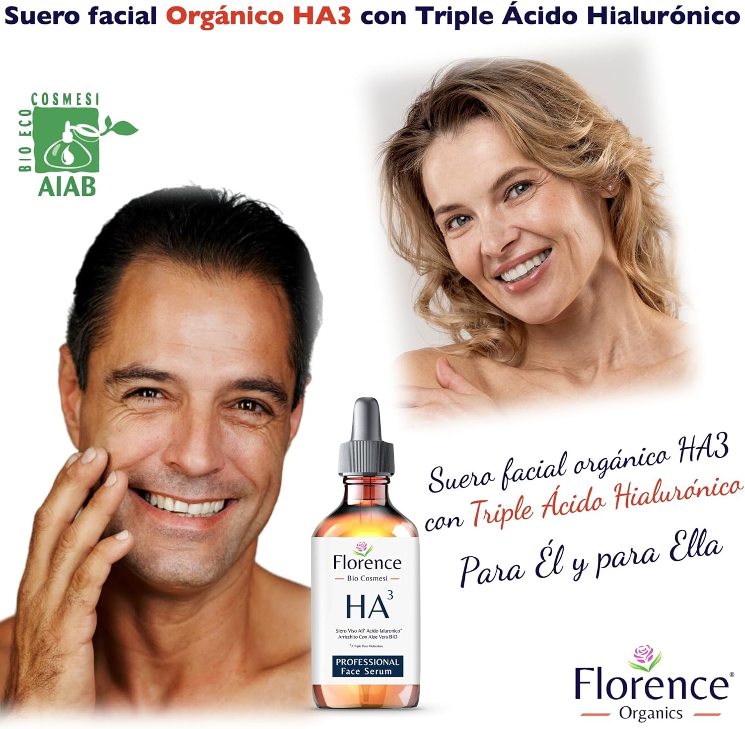 Thumbnail 4 de Florence Bio HA3 60ml Serum Facial