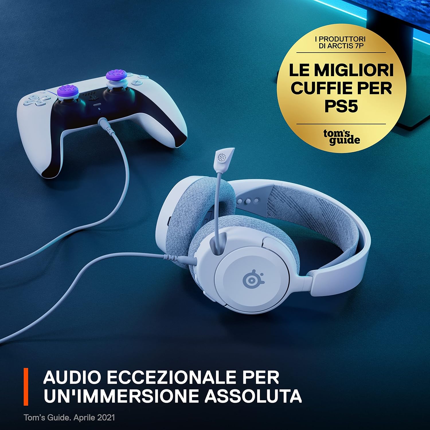 Thumbnail 2 de SteelSeries Arctis Nova 1P cuffie da gaming