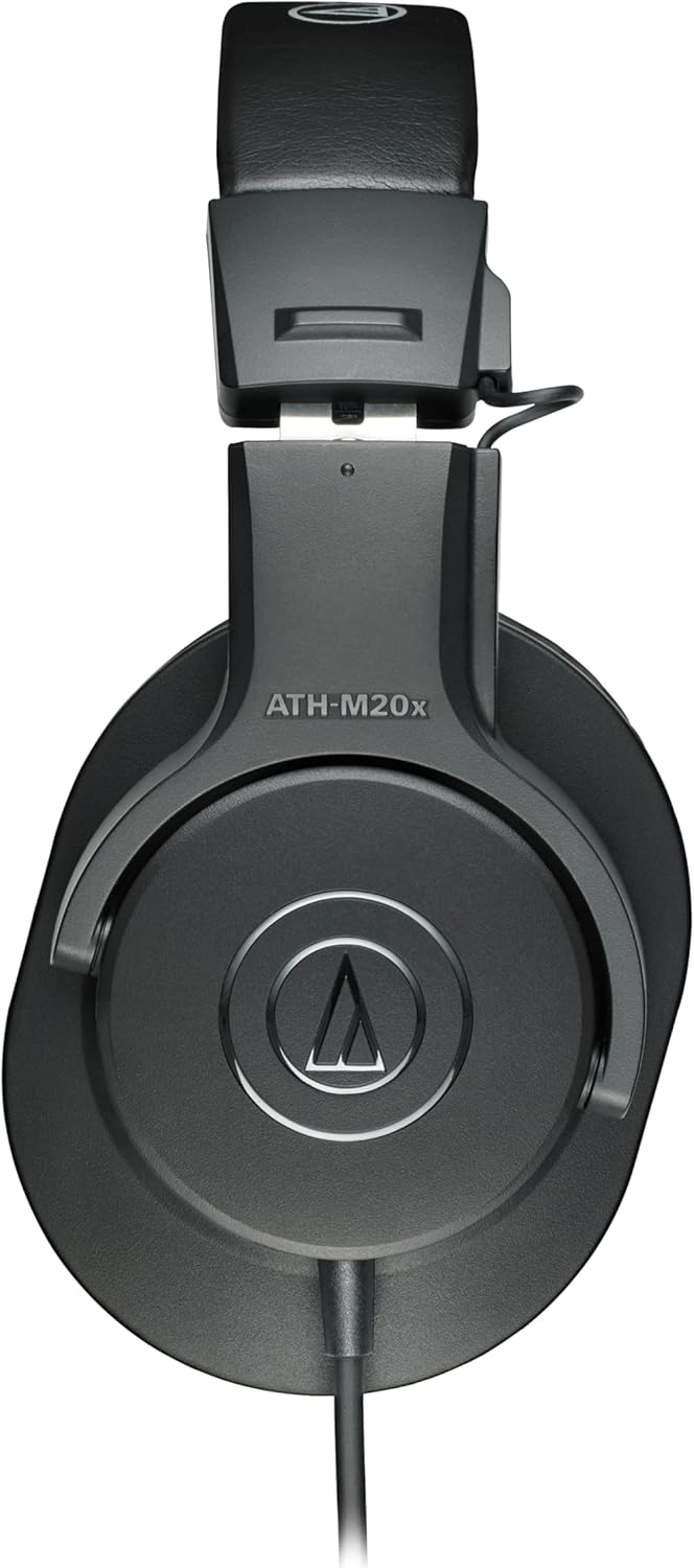 Detalle de Audio-Technica ATH-M20x Professional Studio Monitor Headphones (Black)