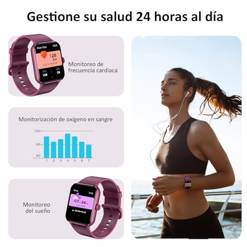 Detalle de Blackview R50 smartwatch con llamadas, pantalla TFT de 1,85″ y 100 modos deportivos