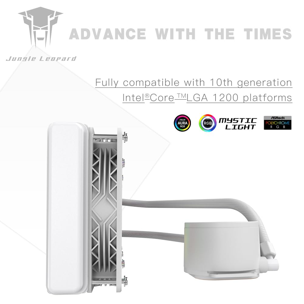 Thumbnail 2 de Jungle Leopard TK1 ARGB Wasserkühlung CPU-Kühler – ARGB PWM, Intel/LGA115X-2066 & AMD AM4/5