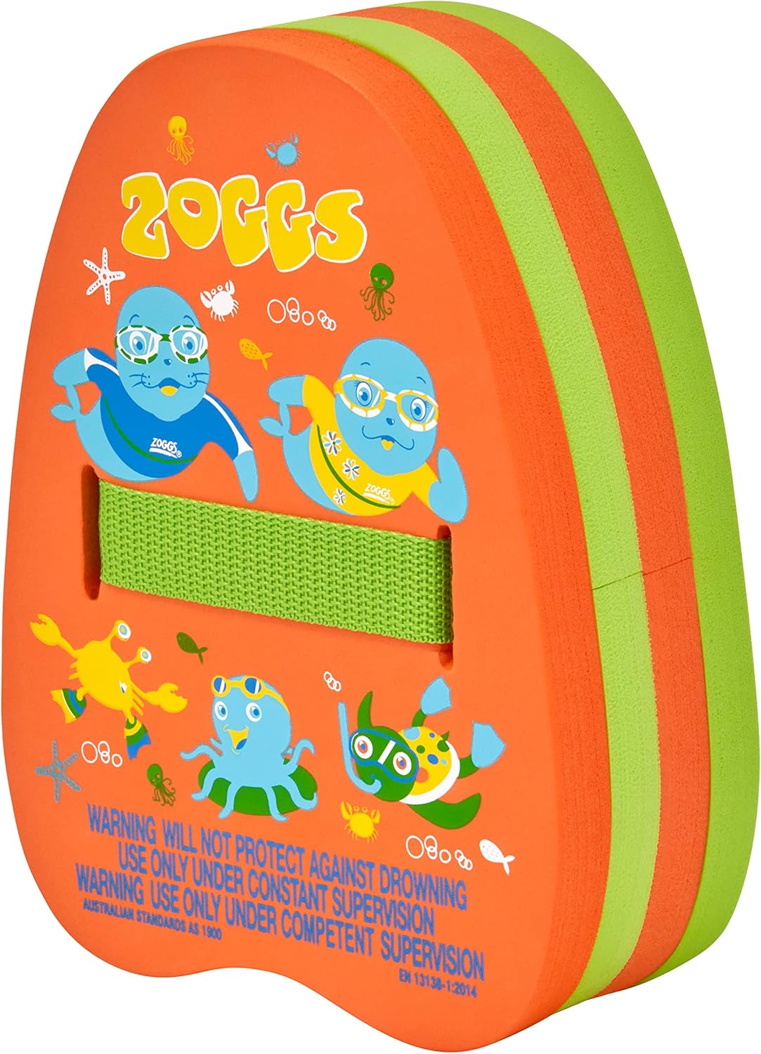 Detalle de Zoggs Kids Zoggy Back Float Buoyancy Aid for Swimming (2–6 Years, Up to 25 kg)