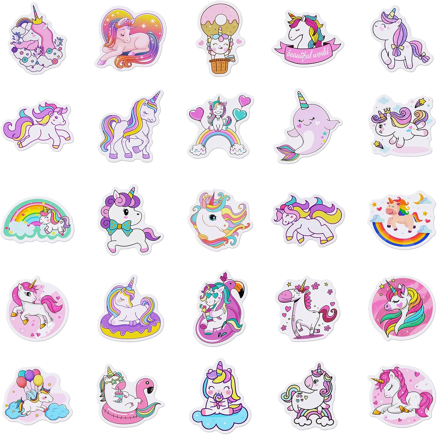 Detalle de OSDUE P-WP100C20220601-FBA waterdichte vinylstickers met cartoonmotieven