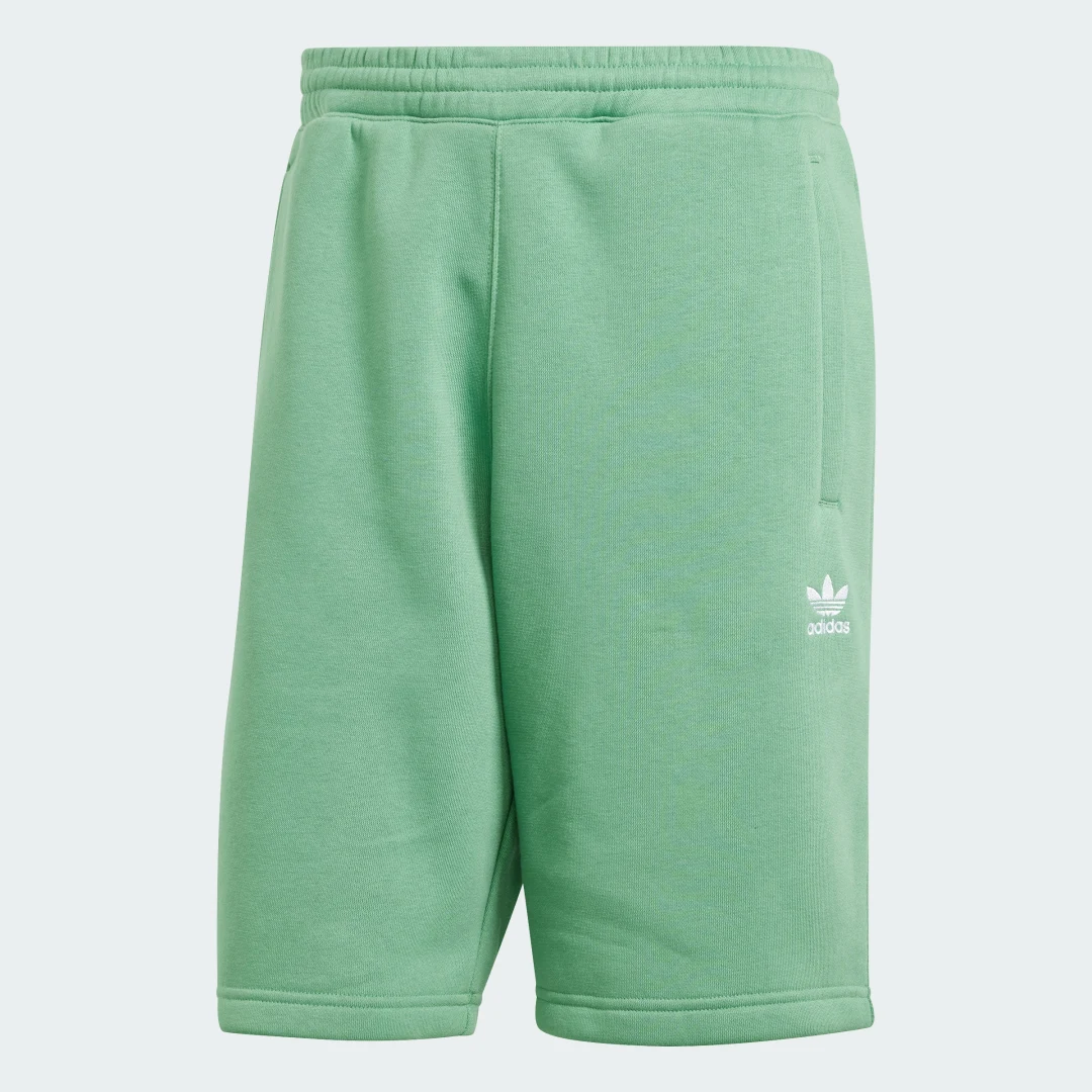 Detalle de Pantalón corto Essentials Trefoil de Adidas – color Verde
