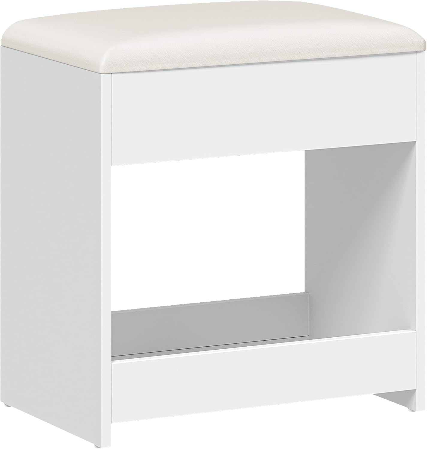 Detalle de Hzuaneri VS32703X sgabello toeletta 1 cuscino bianco