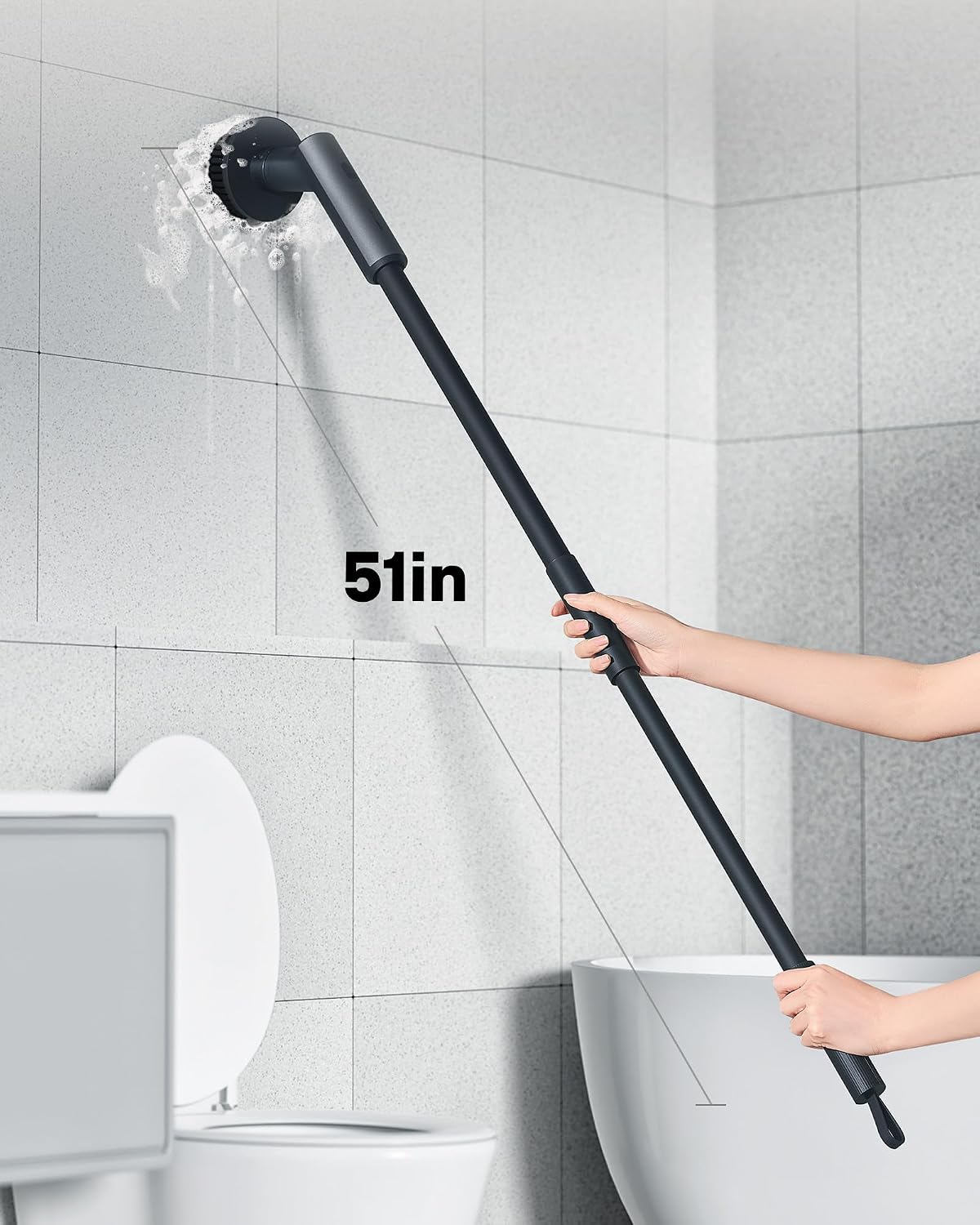 Thumbnail 6 de HOTO Cordless Electric Spin Scrubber 22 in-lb 🧽