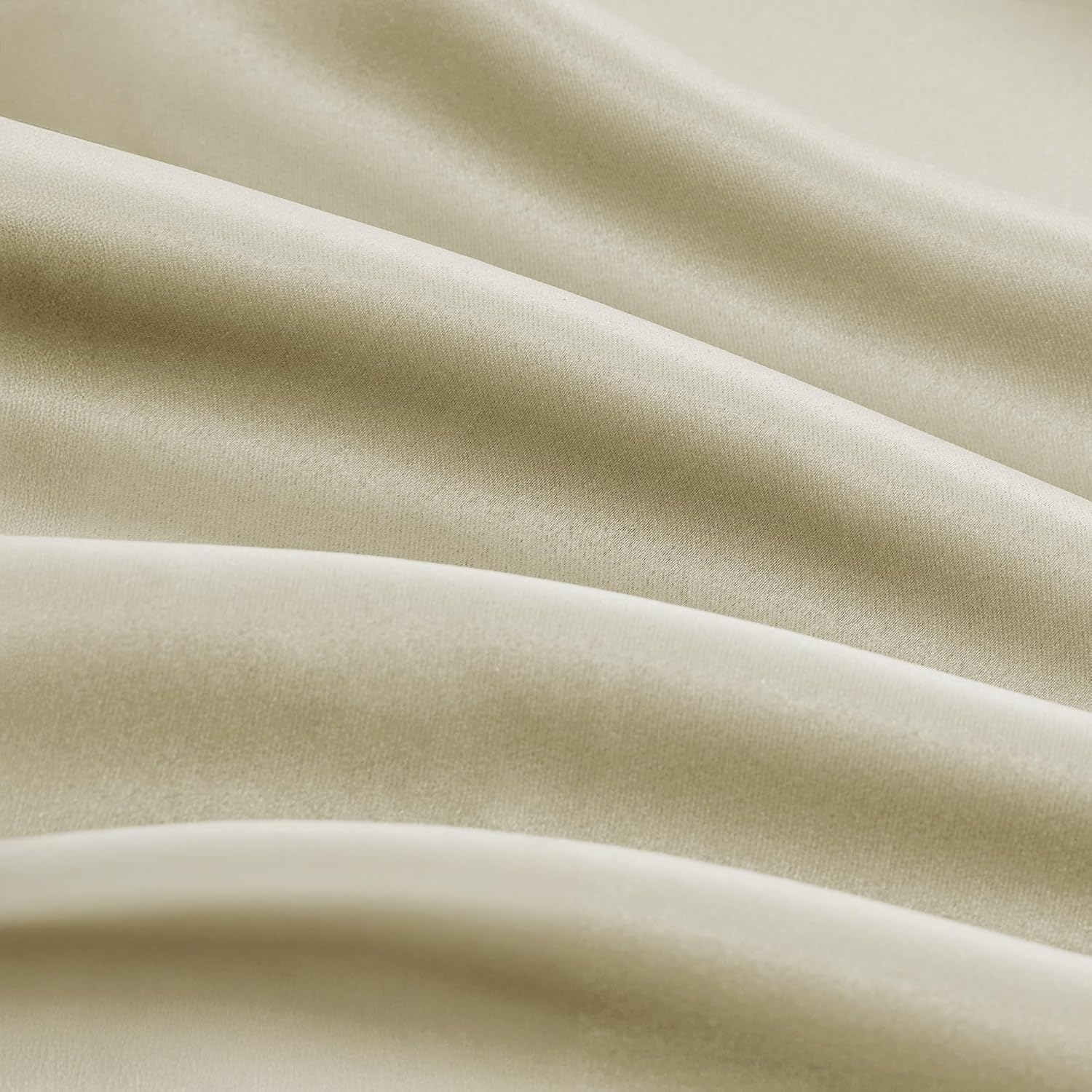Thumbnail 6 de Deconovo Extra Breite Verdunkelungsvorhang Creme 245x200 cm – Raumteiler & Schiene, Kräuselband