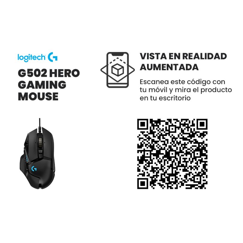 Thumbnail 3 de Logitech G502 Hero Ratón gaming 25.600 DPI