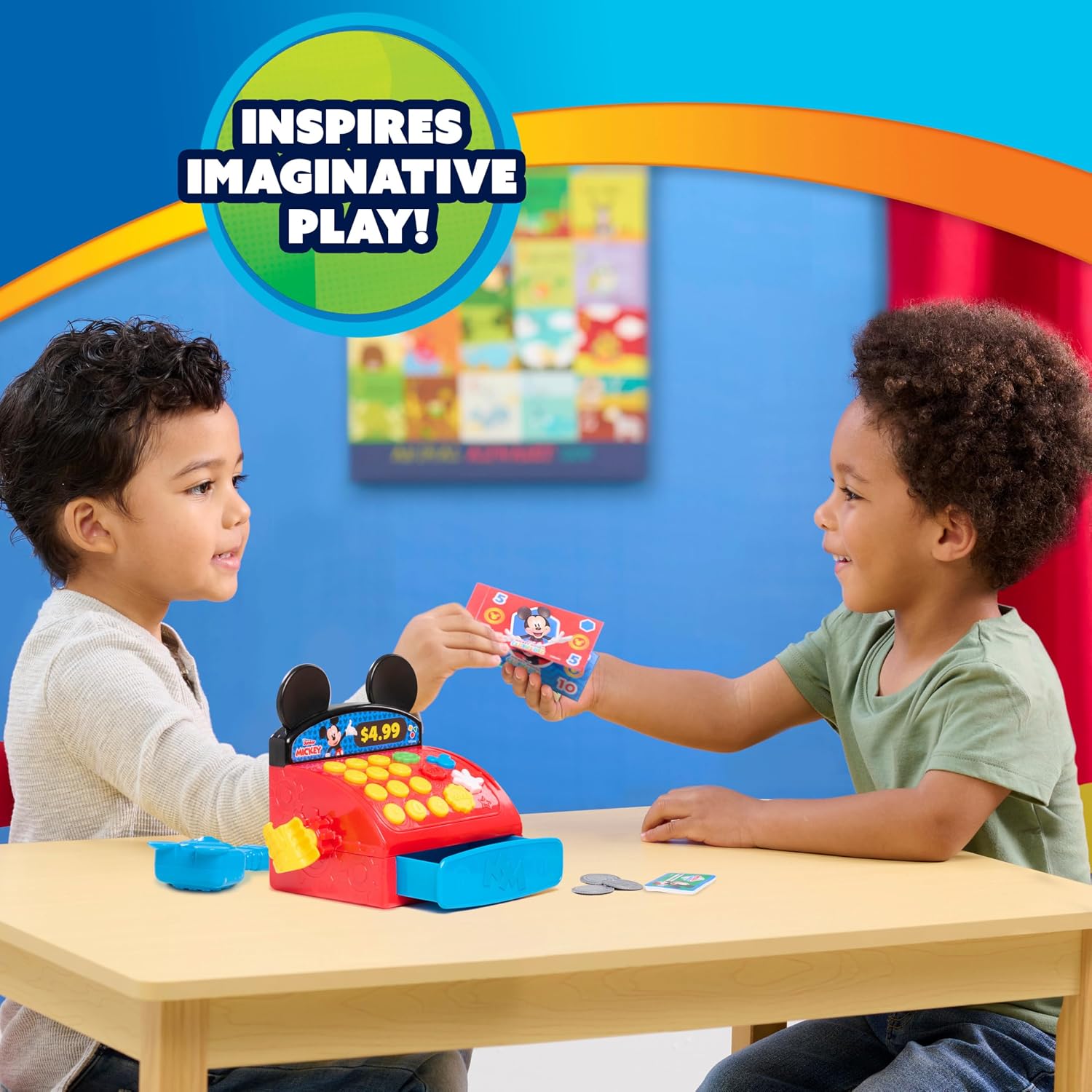 Detalle de Just Play Mickey Mouse Clubhouse Cash Register Toy with Scanner and Sounds